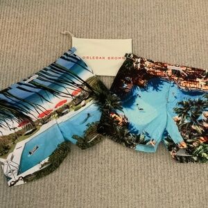 Orlebar Brown swim trunks shorts -two pair